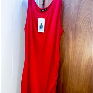 BTFBM Red Body-Con dress